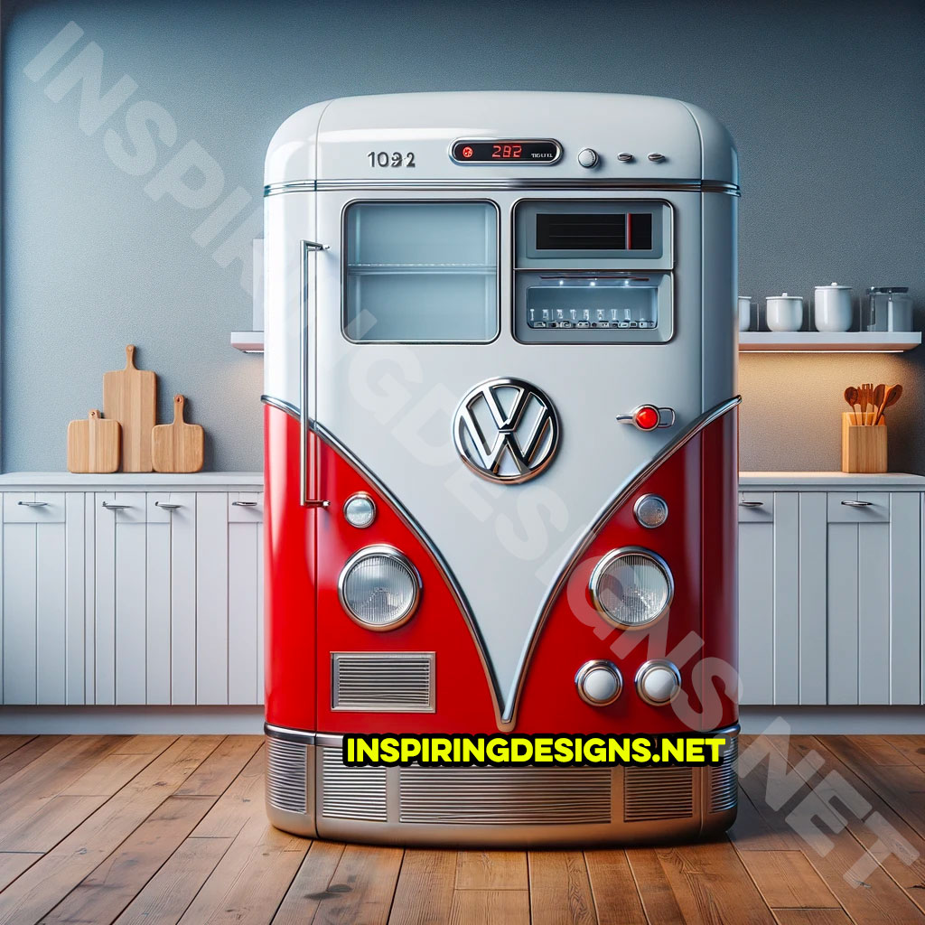 Volkswagen Bus Shaped Refrigerator