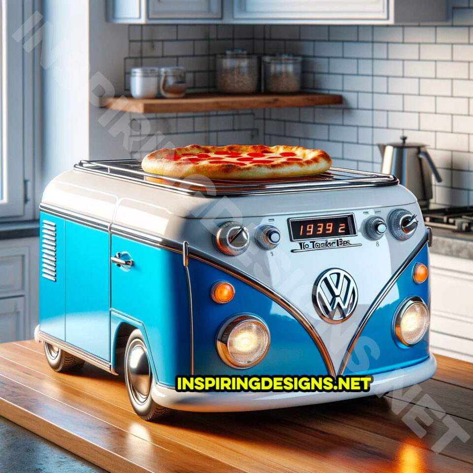 These Volkswagen Bus Shaped Kitchen Appliances Make Your Kitchen a