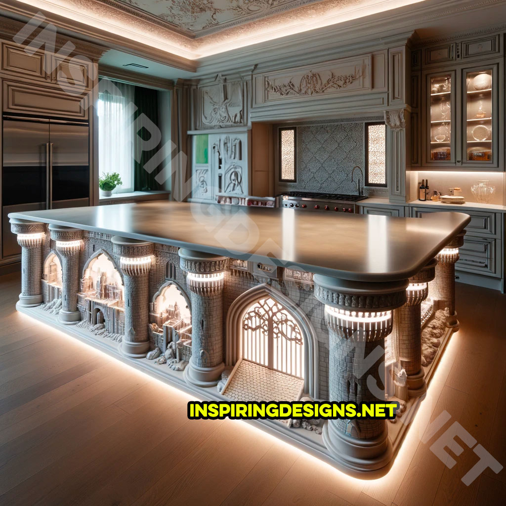 Disney Castle Kitchen Island