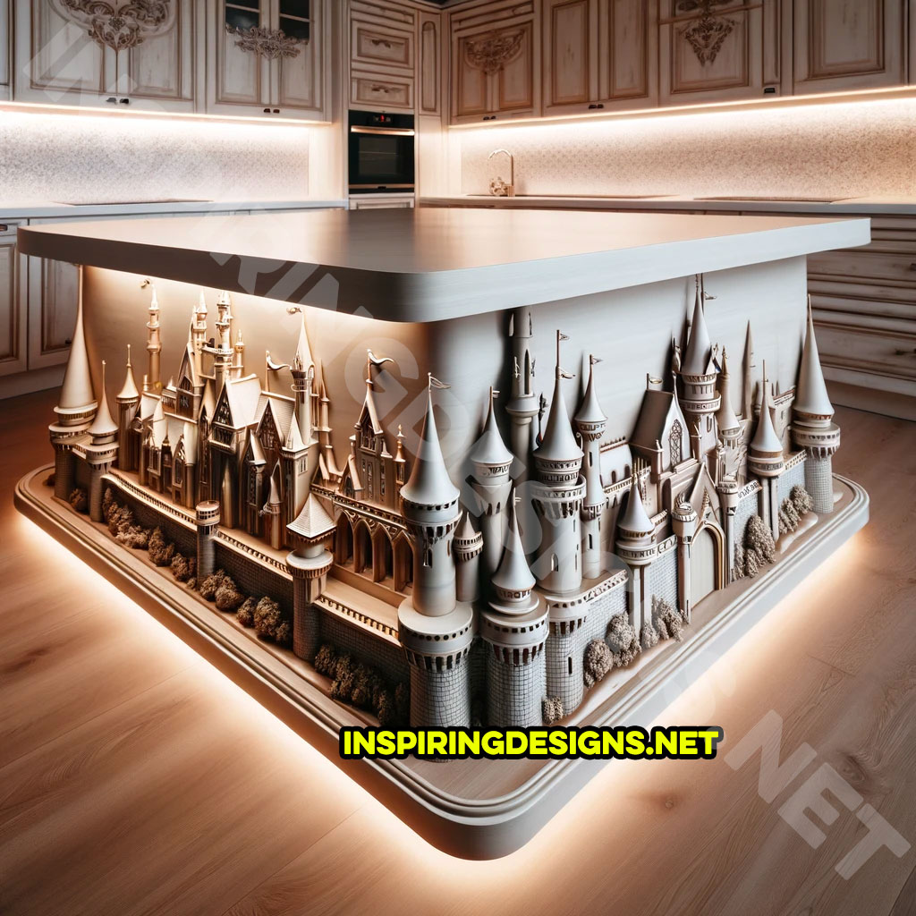 Disney Castle Kitchen Island