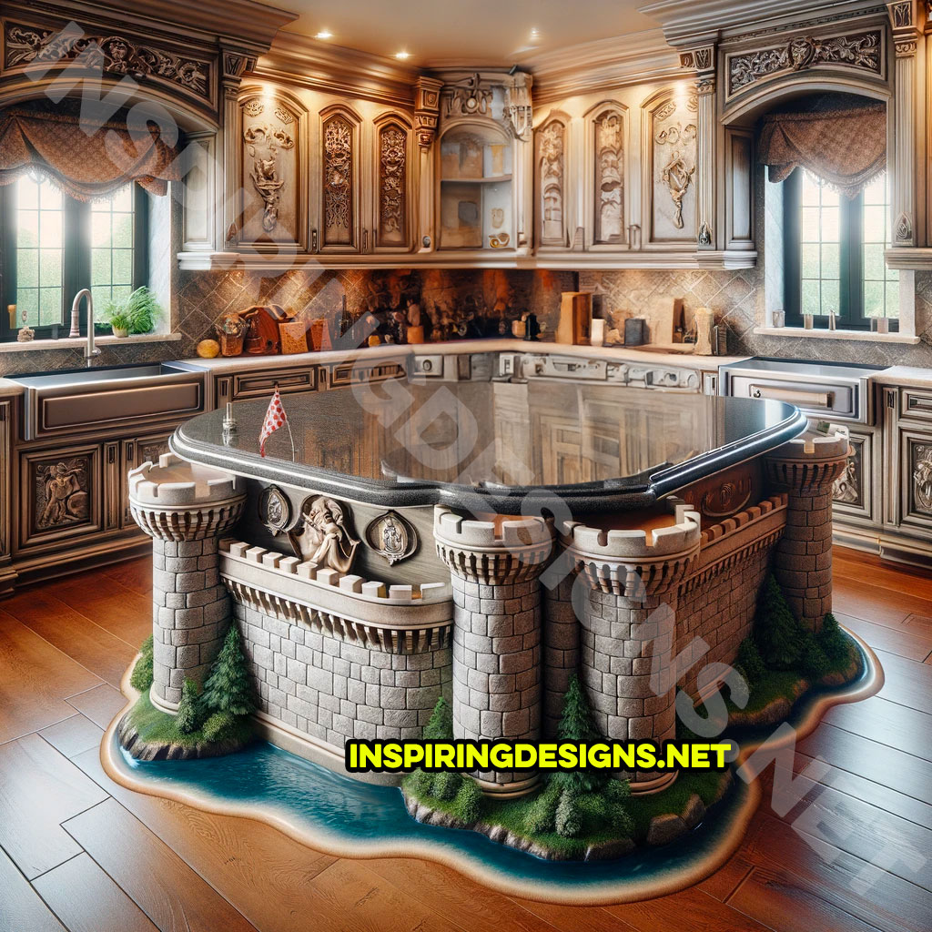 Disney Castle Kitchen Island