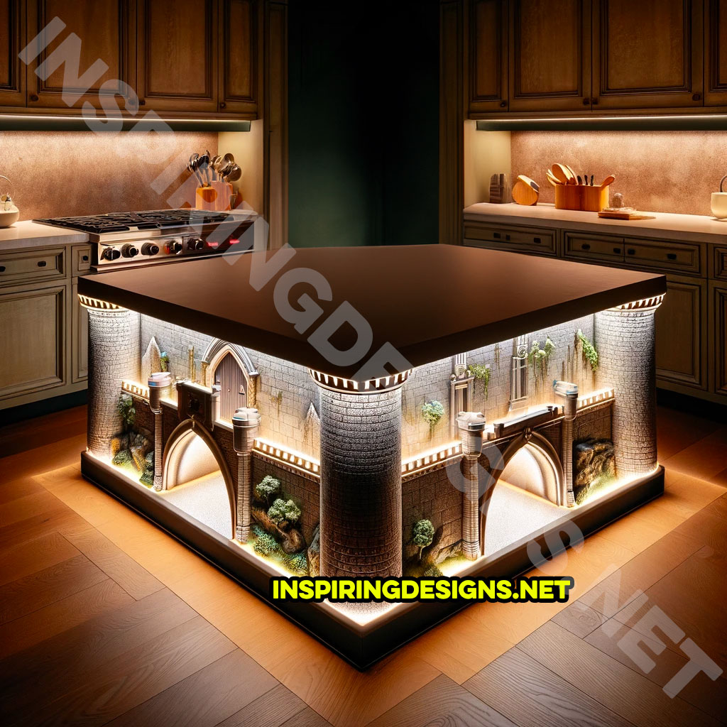 Disney Castle Kitchen Island