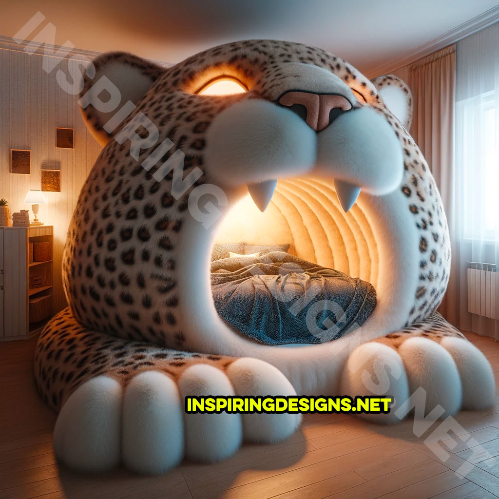 Giant Cat-Shaped Kids Beds