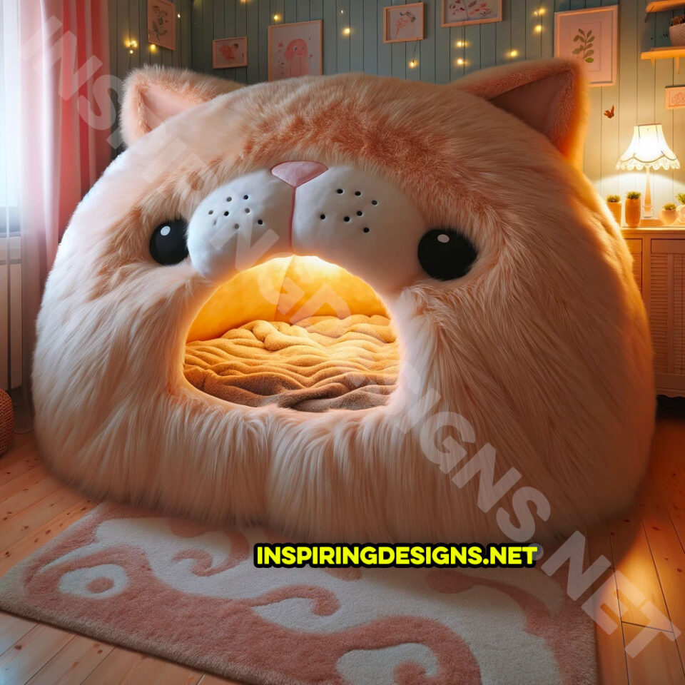 These Giant CatShaped Beds Are The Purrfect Addition to Any Child’s Room! Inspiring Designs