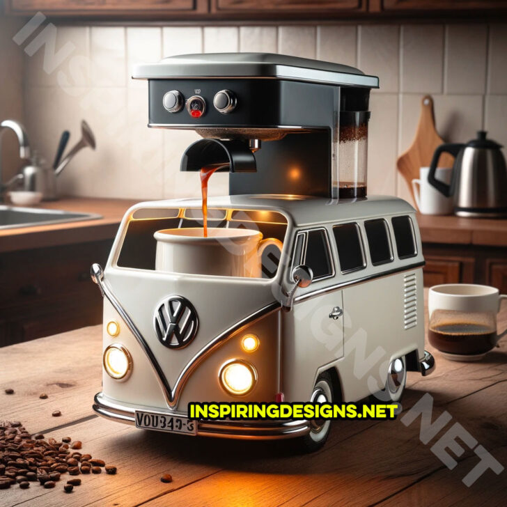 These Volkswagen Bus Coffee Makers Are Fueling Mornings with Retro ...