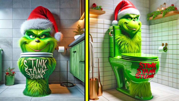 These Grinch Toilets Will Steal Christmas in the Best Way Possible!
