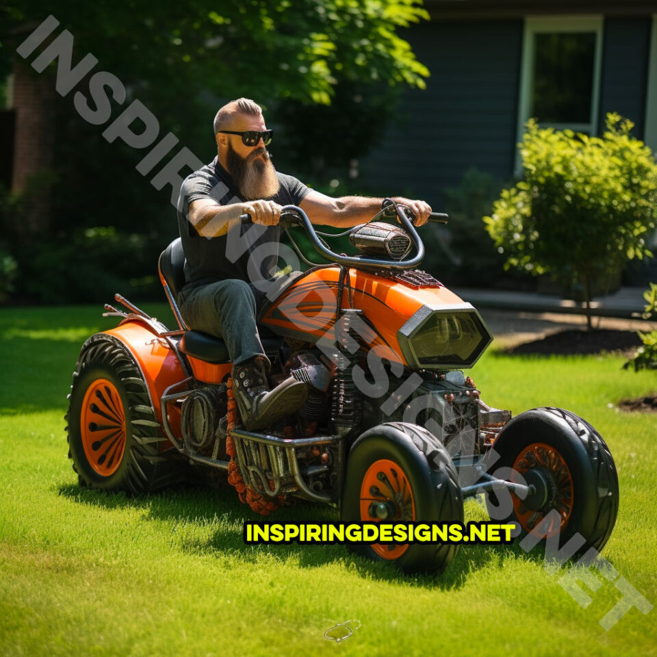 These Harley Motorcycle Snowblowers and Lawn Mowers Are The new Kings ...