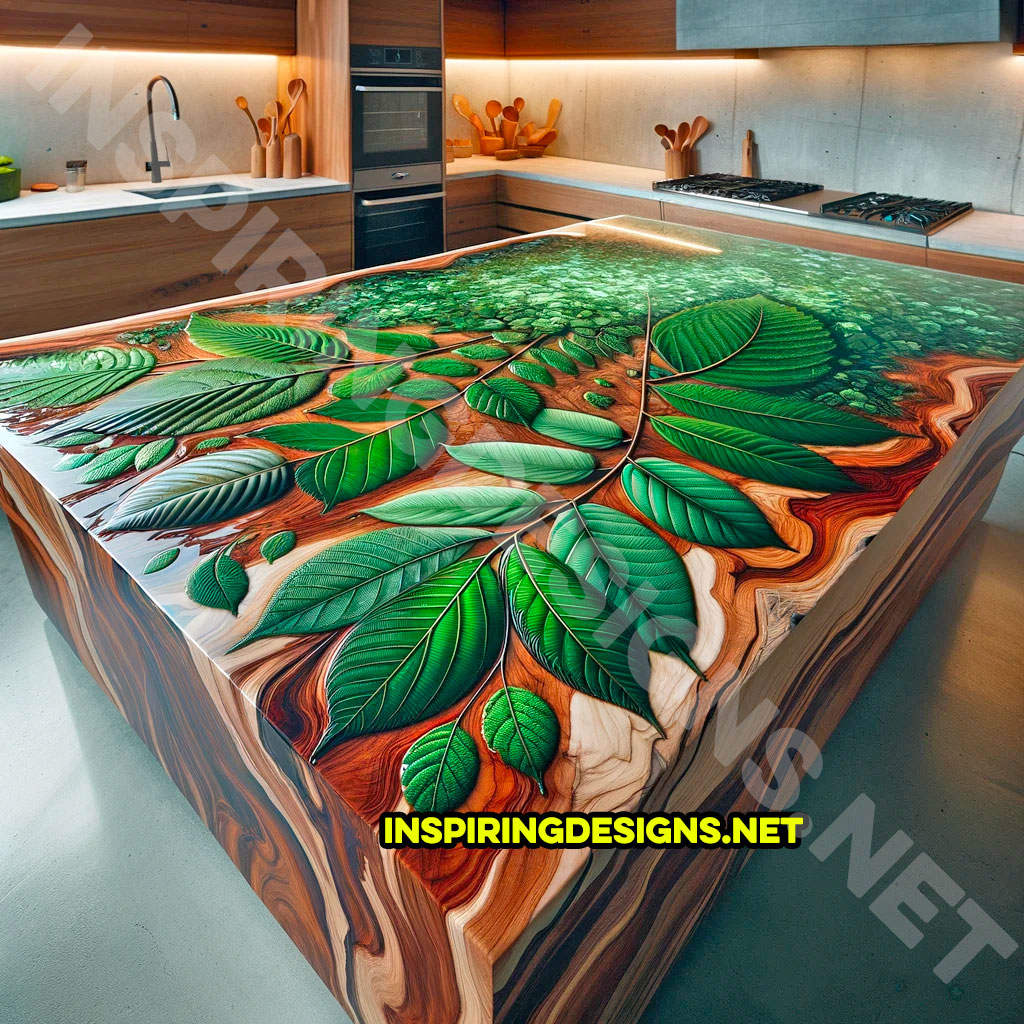 Kitchen Island Countertops Made From LEGOs and Epoxy – Inspiring