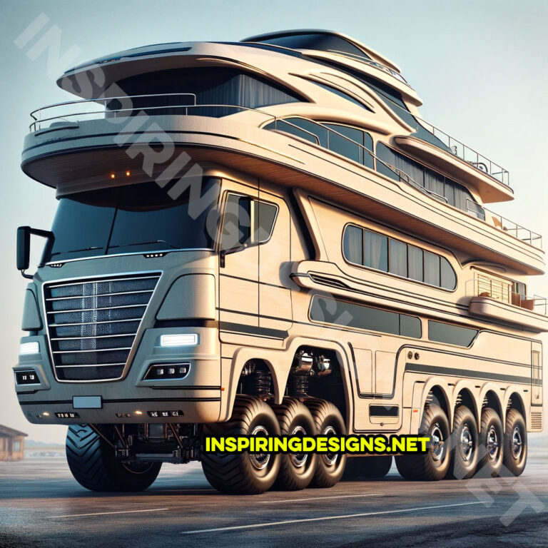 These Giant RVs Shaped Like Yachts Are a New Wave of RoadTripping