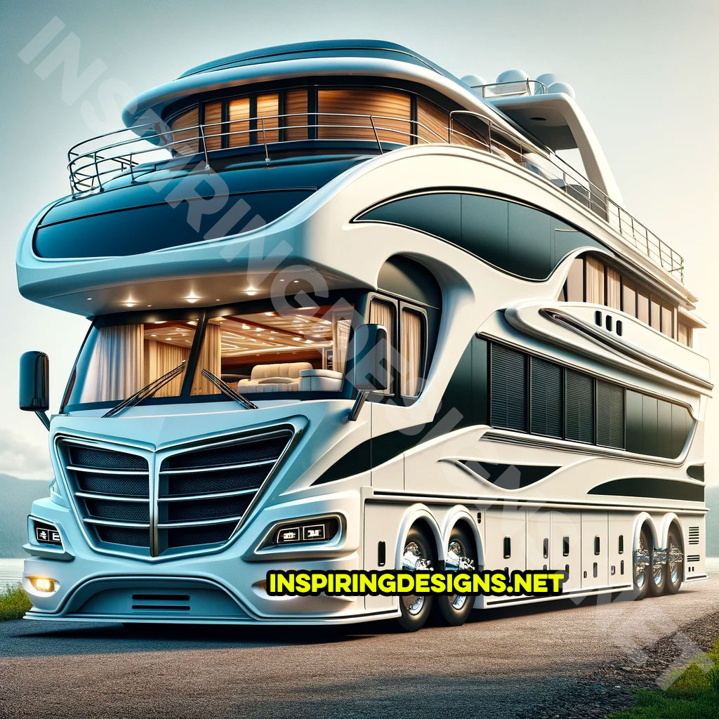 Giant yacht shaped RVs