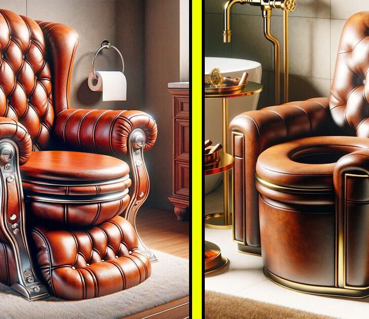 These Luxury Leather Armchair Toilets Elevate Your Bathroom to Royal ...