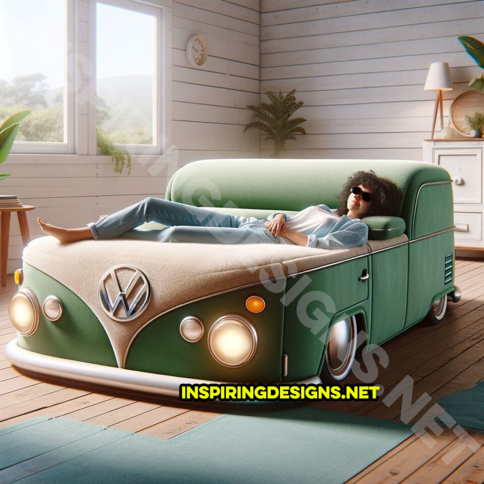 These Volkswagen Type 2 Bus Shaped Loungers Will Transform Your Den 