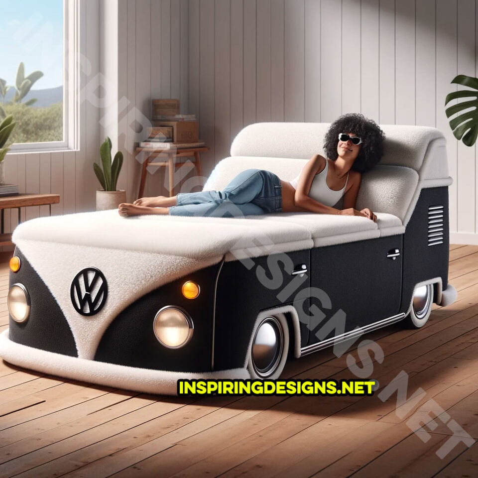 These Volkswagen Type 2 Bus Shaped Loungers Will Transform Your Den 