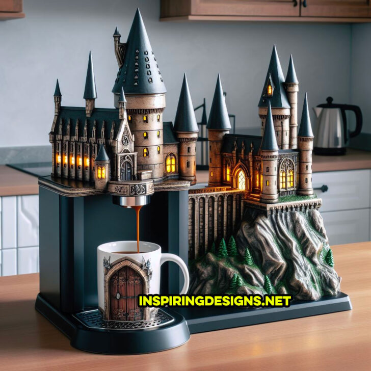 These Hogwarts and Disney Castle Coffee Makers Will Brew Magic in Your