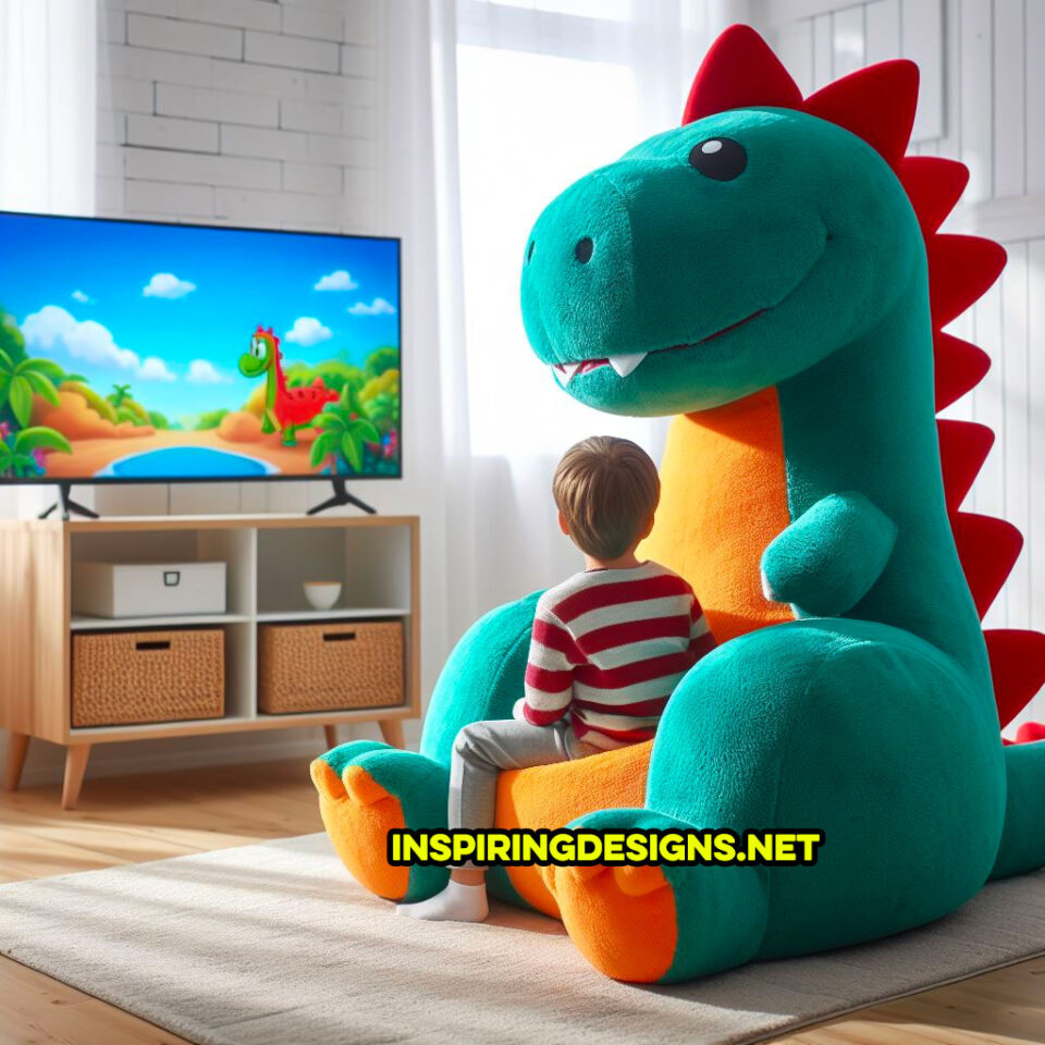 These Giant Dinosaur Shaped Kids Chairs Are The Ultimate Gaming Chair Inspiring Designs