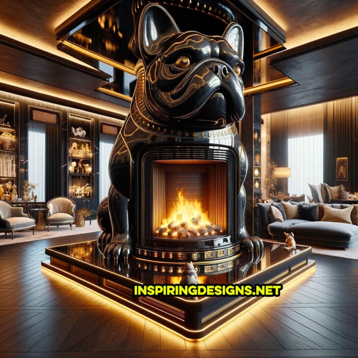 These Giant Fireplaces Are Shaped Like Dogs, Cats, and Various Other ...