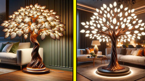 These Giant Tree Lamps Transform Your Home into An Enchanted Forest ...