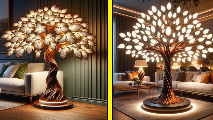 These Giant Tree Lamps Transform Your Home into An Enchanted Forest!