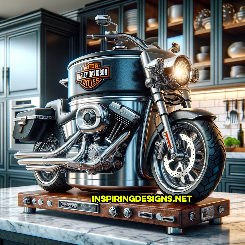 Harley Davidson Motorcycle Kitchen Appliances - Harley slow cooker