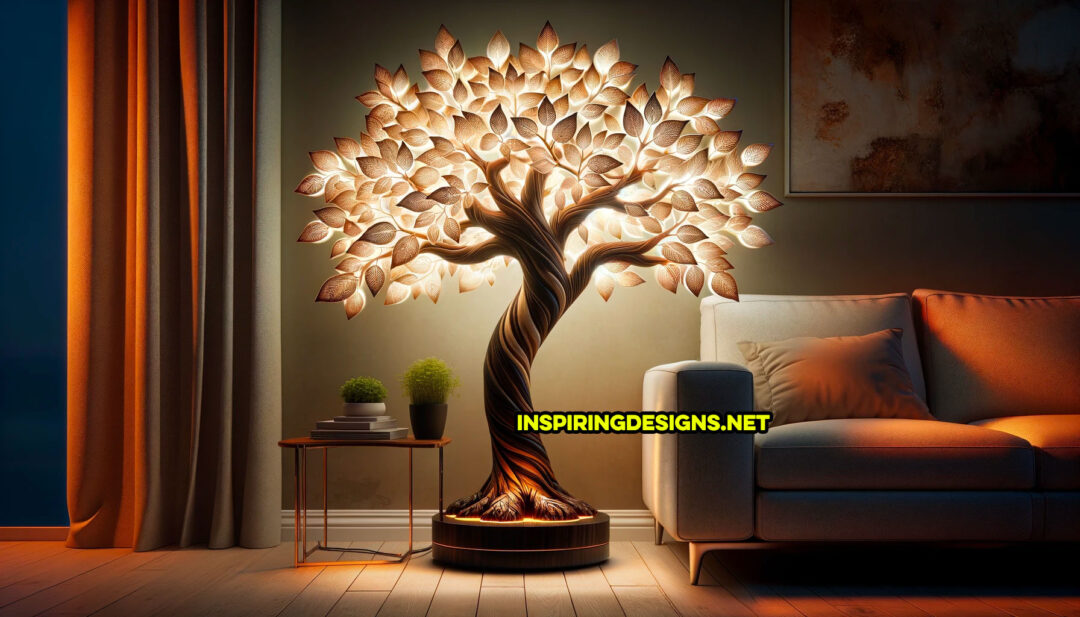 These Giant Tree Lamps Transform Your Home into An Enchanted Forest ...