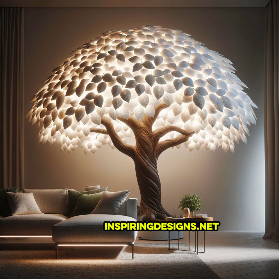 These Giant Tree Lamps Transform Your Home into An Enchanted Forest ...