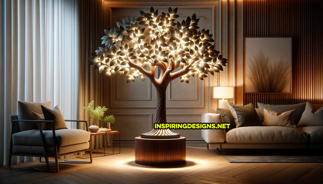 These Giant Tree Lamps Transform Your Home into An Enchanted Forest ...