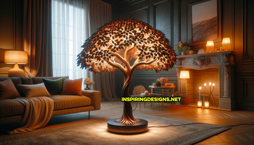 These Giant Tree Lamps Transform Your Home into An Enchanted Forest ...