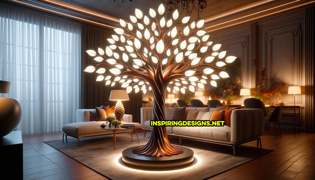 These Giant Tree Lamps Transform Your Home into An Enchanted Forest ...