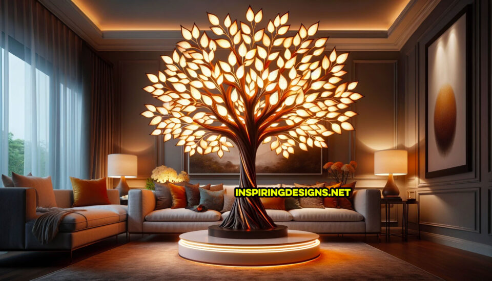 These Giant Tree Lamps Transform Your Home into An Enchanted Forest ...