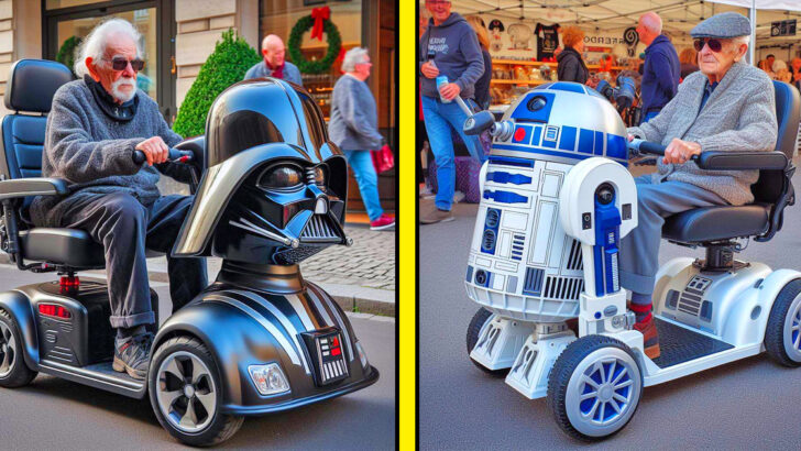 These Star Wars Mobility Scooters Are Transforming Seniors into Galactic Heroes!