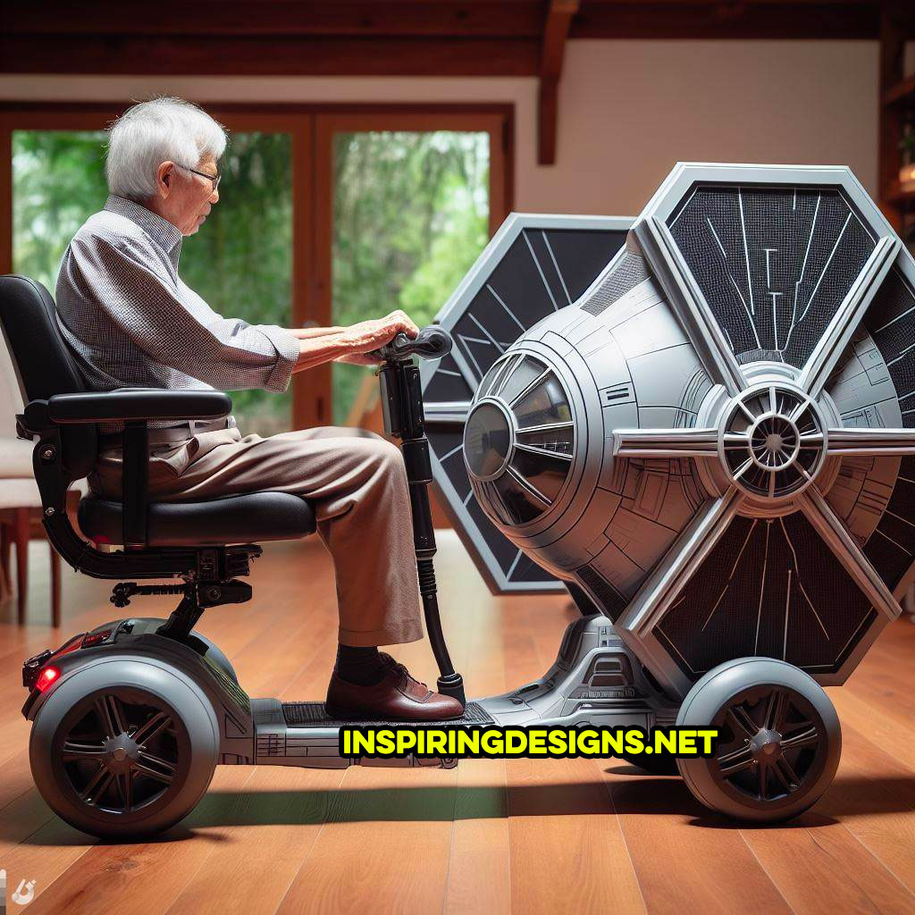 Star Wars Mobility Scooters - Winged Tie Fighter Elderly Mobility Scooter