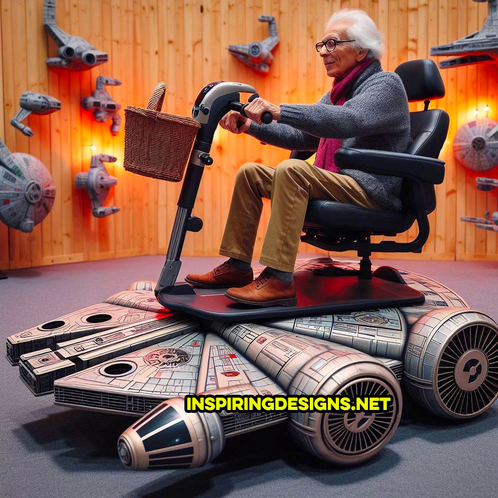 Star Wars Mobility Scooters - Millennium Falcon Elderly Mobility Scooter