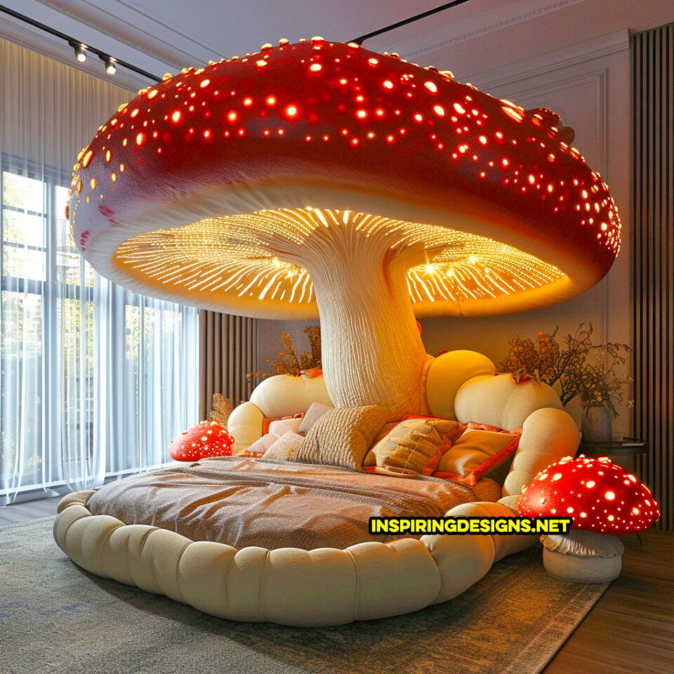 These Giant Mushroom Beds Add a Touch of Magic to Any Sleeping Space ...