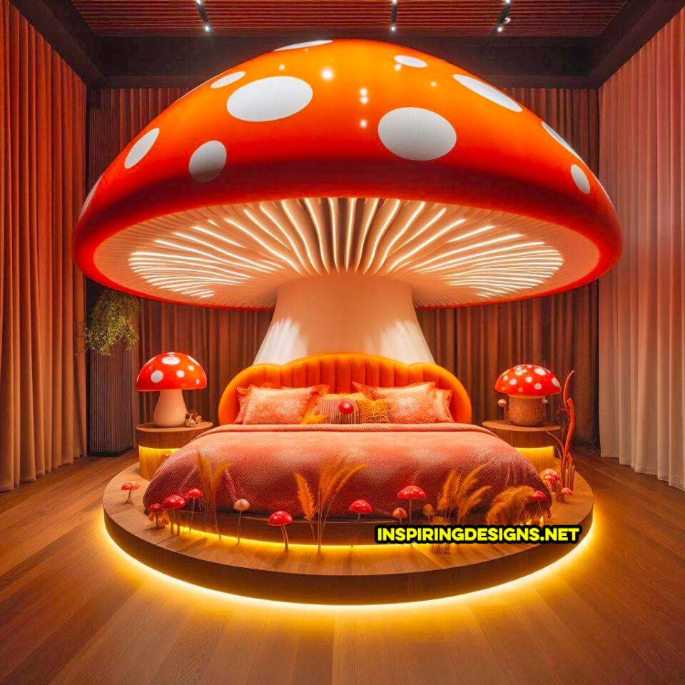 These Giant Mushroom Beds Add a Touch of Magic to Any Sleeping Space ...