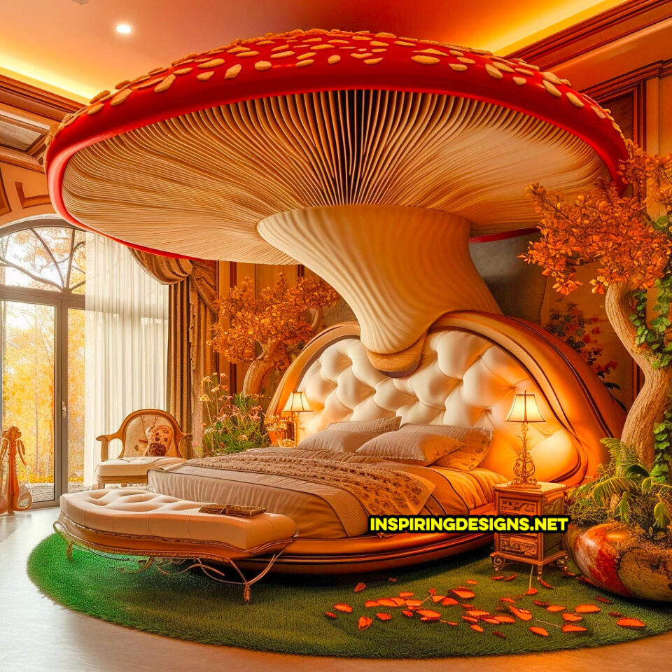 These Giant Mushroom Beds Add a Touch of Magic to Any Sleeping Space ...