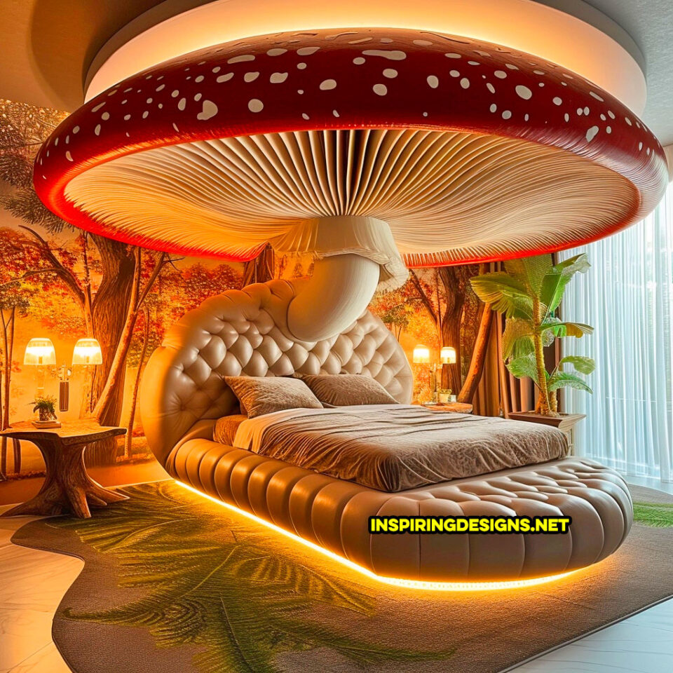 These Giant Mushroom Beds Add a Touch of Magic to Any Sleeping Space ...