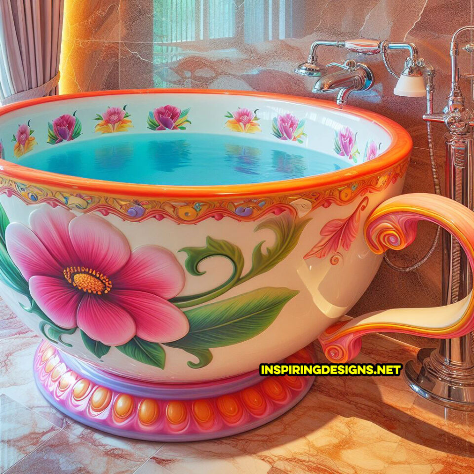 These Giant Teacup Shaped Bathtubs Will Steep Your Bath Time In Luxury Inspiring Designs 0515