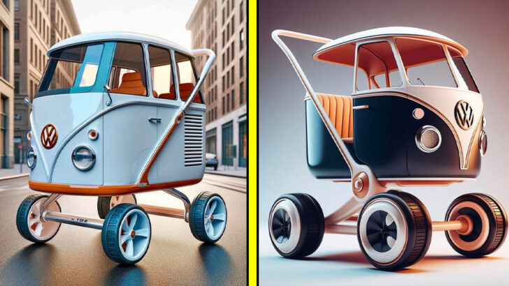 These Volkswagen Bus Strollers Are Where Retro Cool Meets Modern Parenting