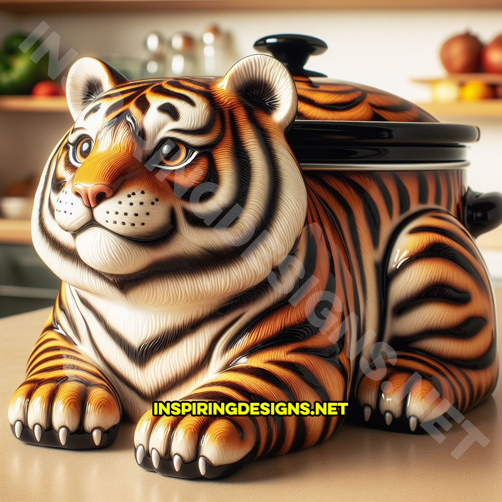 Cute Animal Shaped Slow Cookers - Tiger Slow Cooker