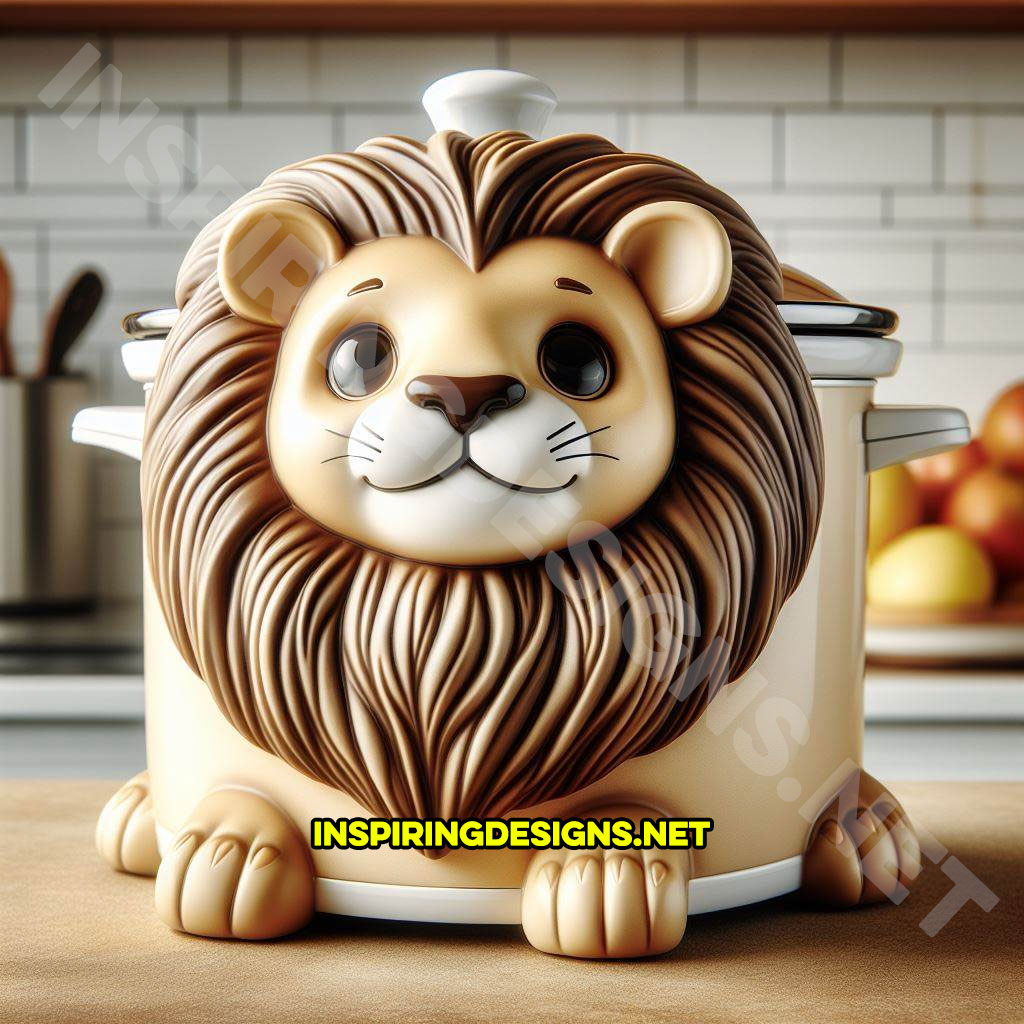 Cute Animal Shaped Slow Cookers - Lion Slow Cooker