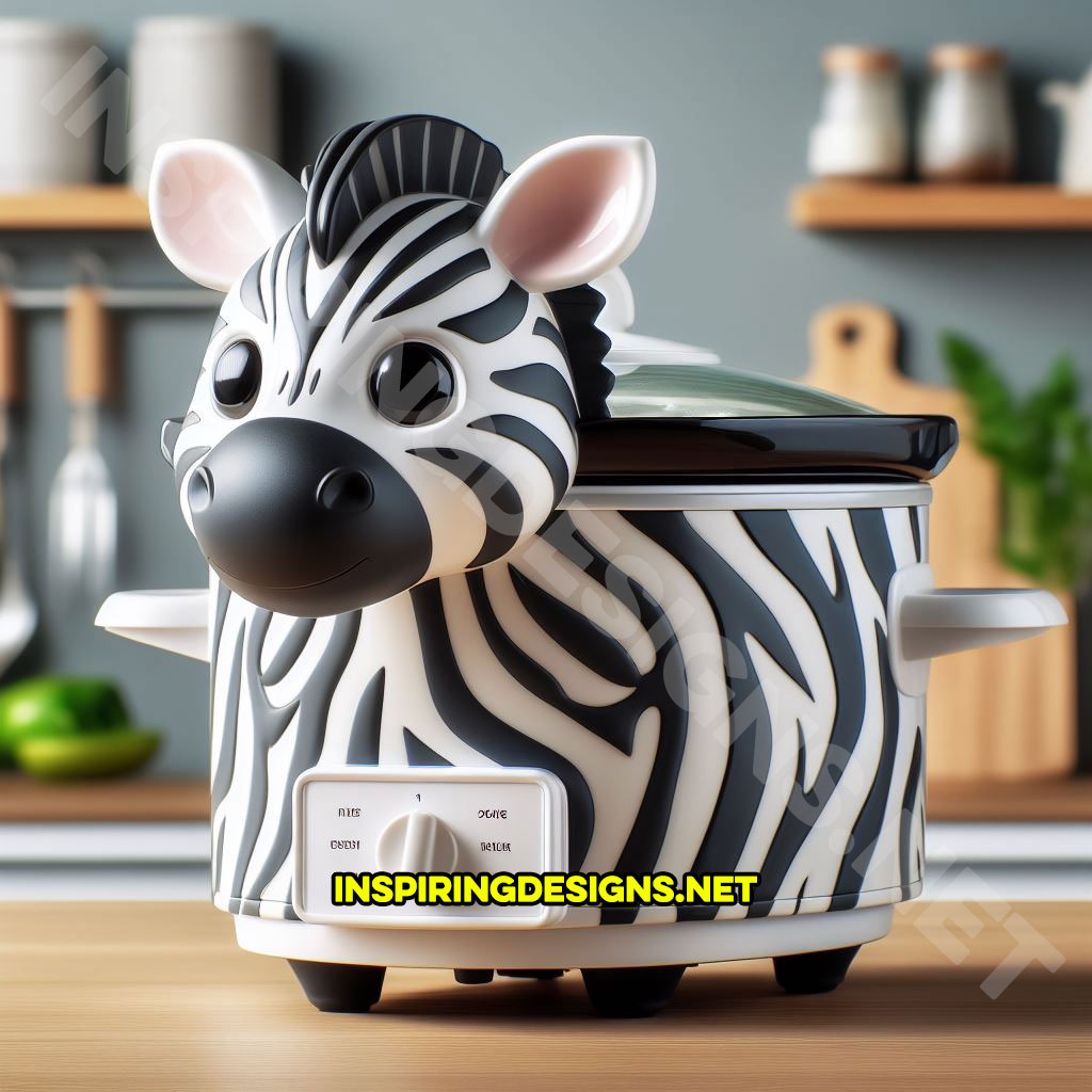 Cute Animal Shaped Slow Cookers - Zebra Slow Cooker