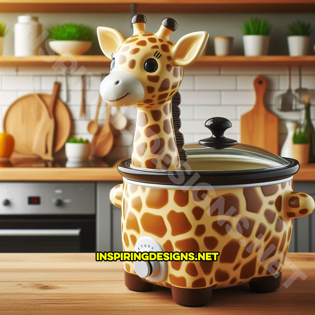 Cute Animal Shaped Slow Cookers - Giraffe Slow Cooker