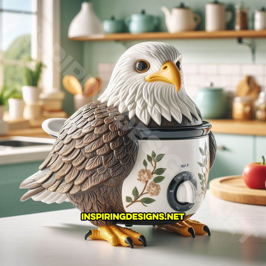 Cute Animal Shaped Slow Cookers - Bald Eagle Slow Cooker