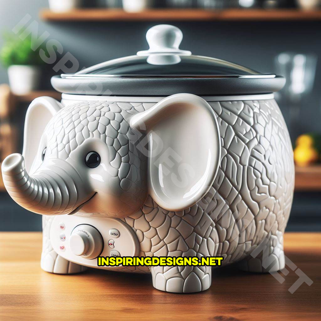 Cute Animal Shaped Slow Cookers - Elephant Slow Cooker