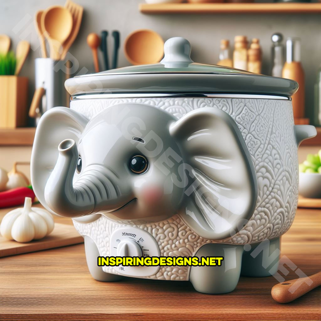 Cute Animal Shaped Slow Cookers - Elephant Slow Cooker