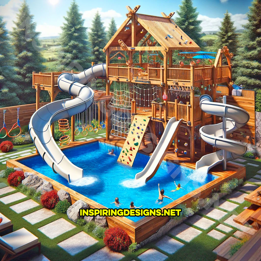 Backyard Pool Playgrounds