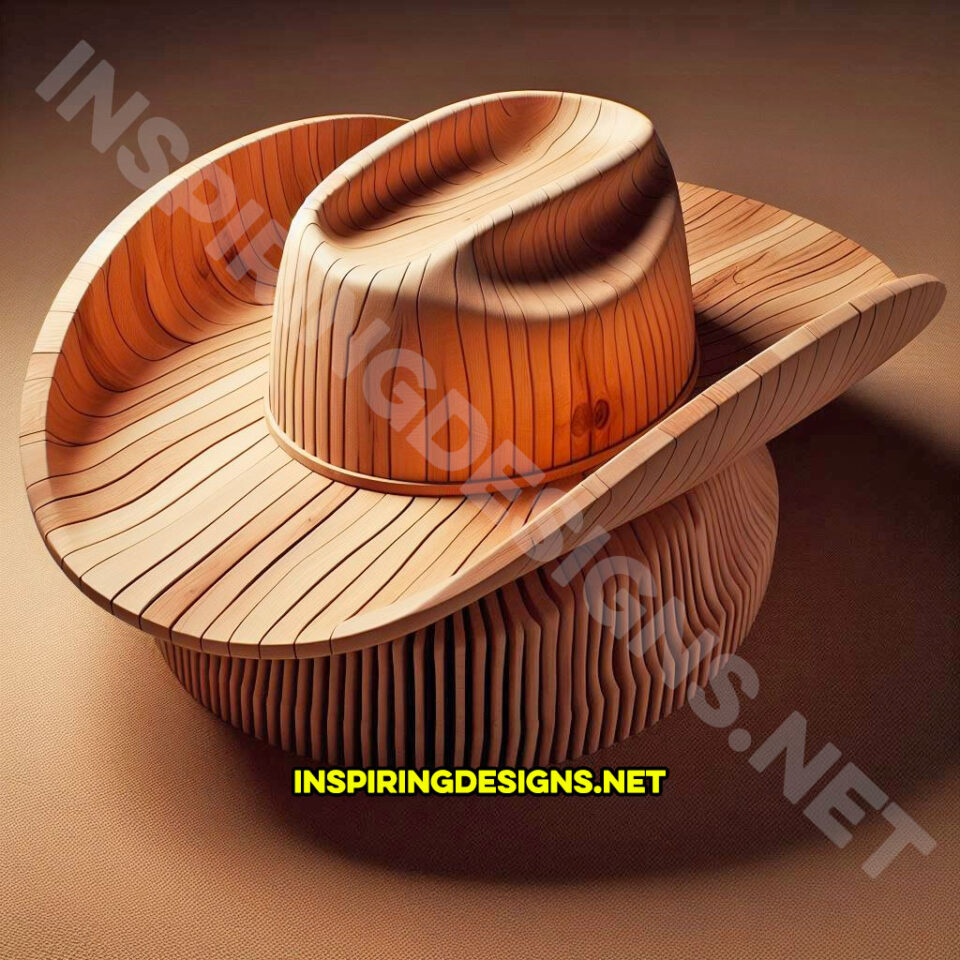 These Wooden Cowboy Hat Coffee Tables Unleash the Wild West in Your Home
