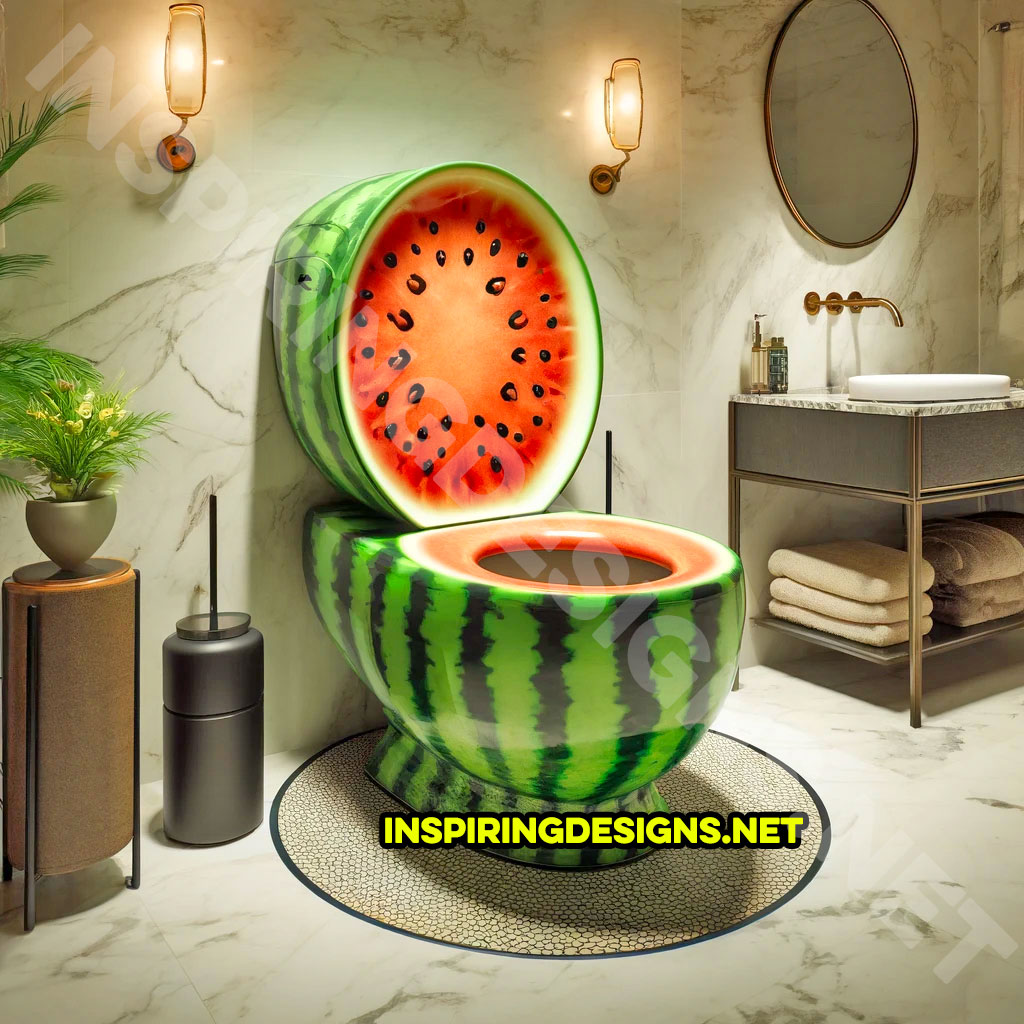Fruit Toilets - Watermelon shaped toilet