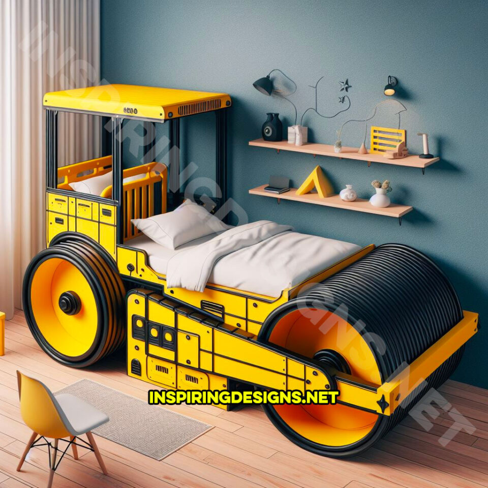 These Heavy Equipment Kids Beds Are Transforming Bedrooms into ...