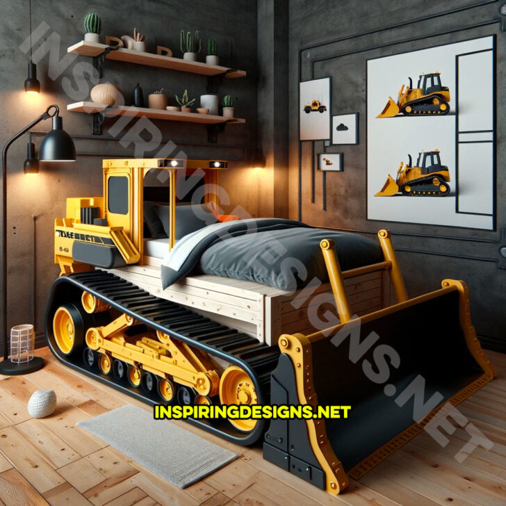 These Heavy Equipment Kids Beds Are Transforming Bedrooms into ...